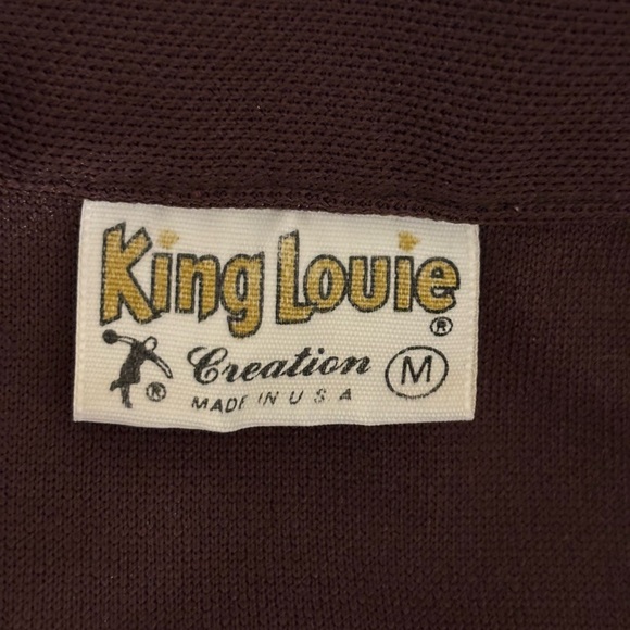 Vintage Style Brown and White Men's Shirt - Picture 2 of 9